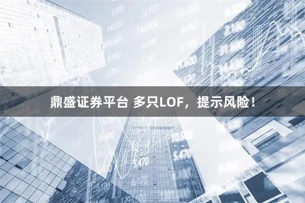 鼎盛证券平台 多只LOF，提示风险！